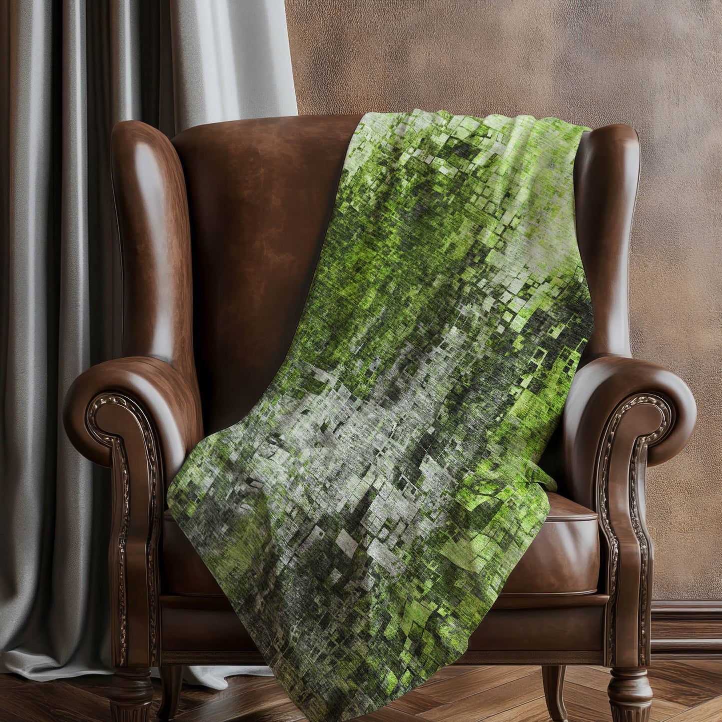 Addison Rugs Dust Echo Green Washable Indoor-Outdoor Rug