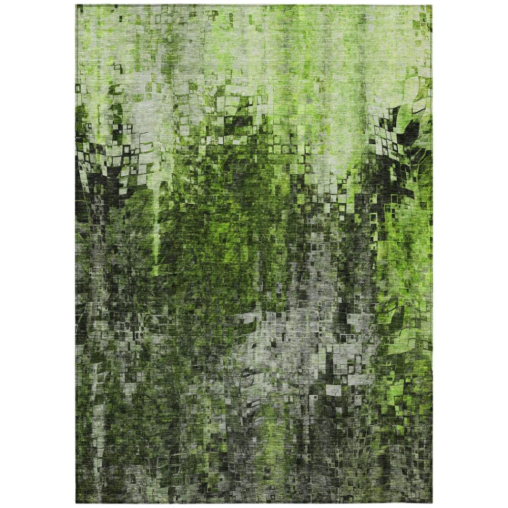 Addison Rugs Dust Echo Green Washable Indoor-Outdoor Rug