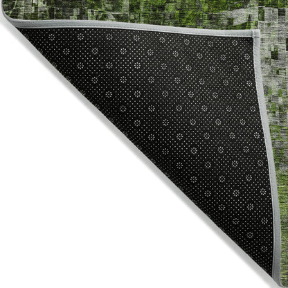 Addison Rugs Dust Echo Green Washable Indoor-Outdoor Rug