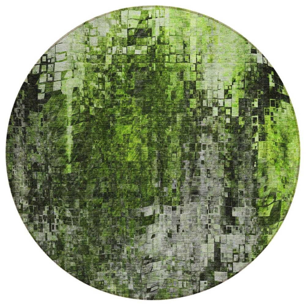 Addison Rugs Dust Echo Green Washable Indoor-Outdoor Rug