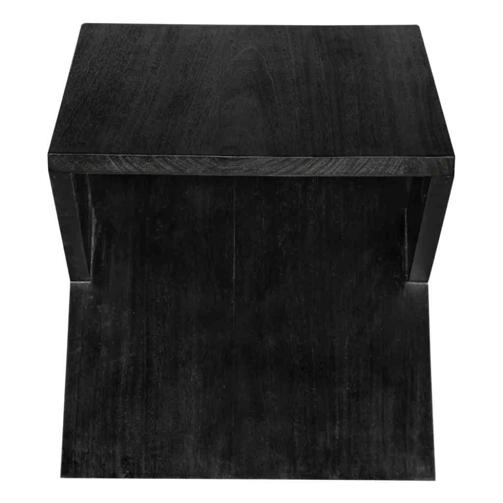 Dylan Wooden Black Side Table
