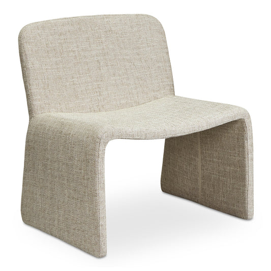 Ella Polyester Upholstered Armless Accent Chair