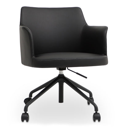 Morris Leather Swivel Office Chair