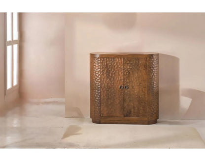 Varentha Wooden Brown Bar Cabinet