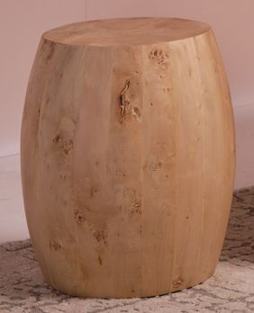 LOOMLAN Vireth Wooden Round Side Table