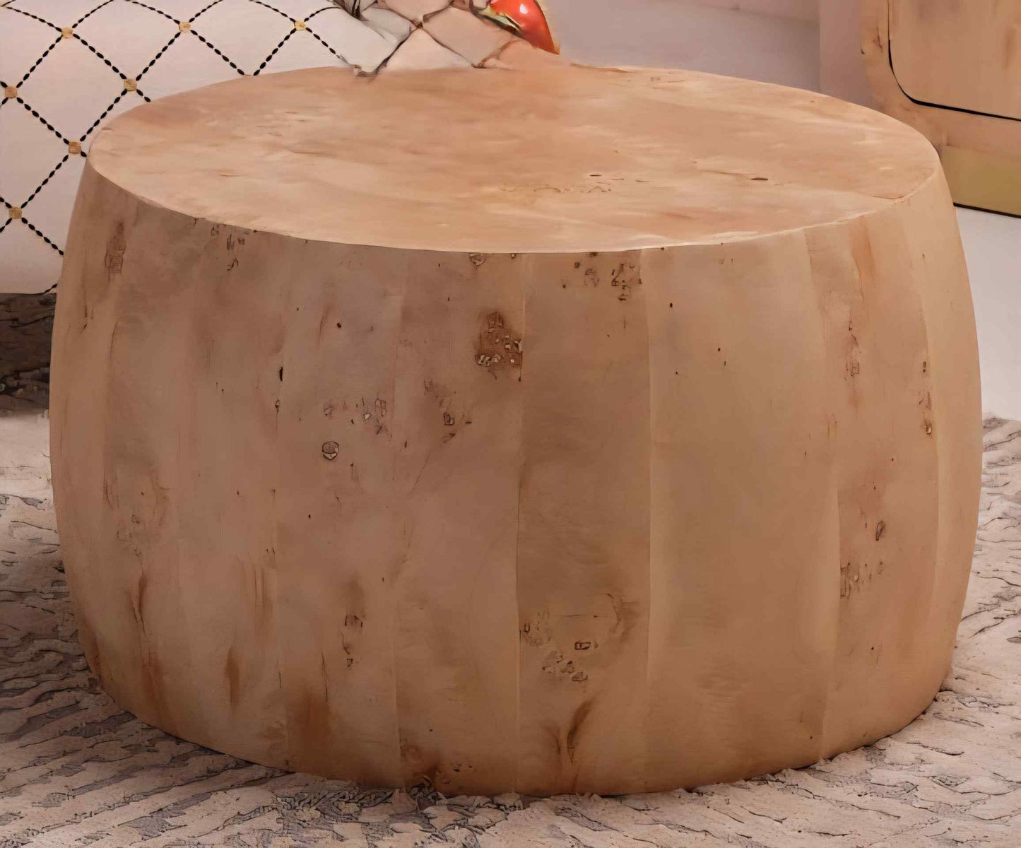 Vireth Wooden Round Coffee Table