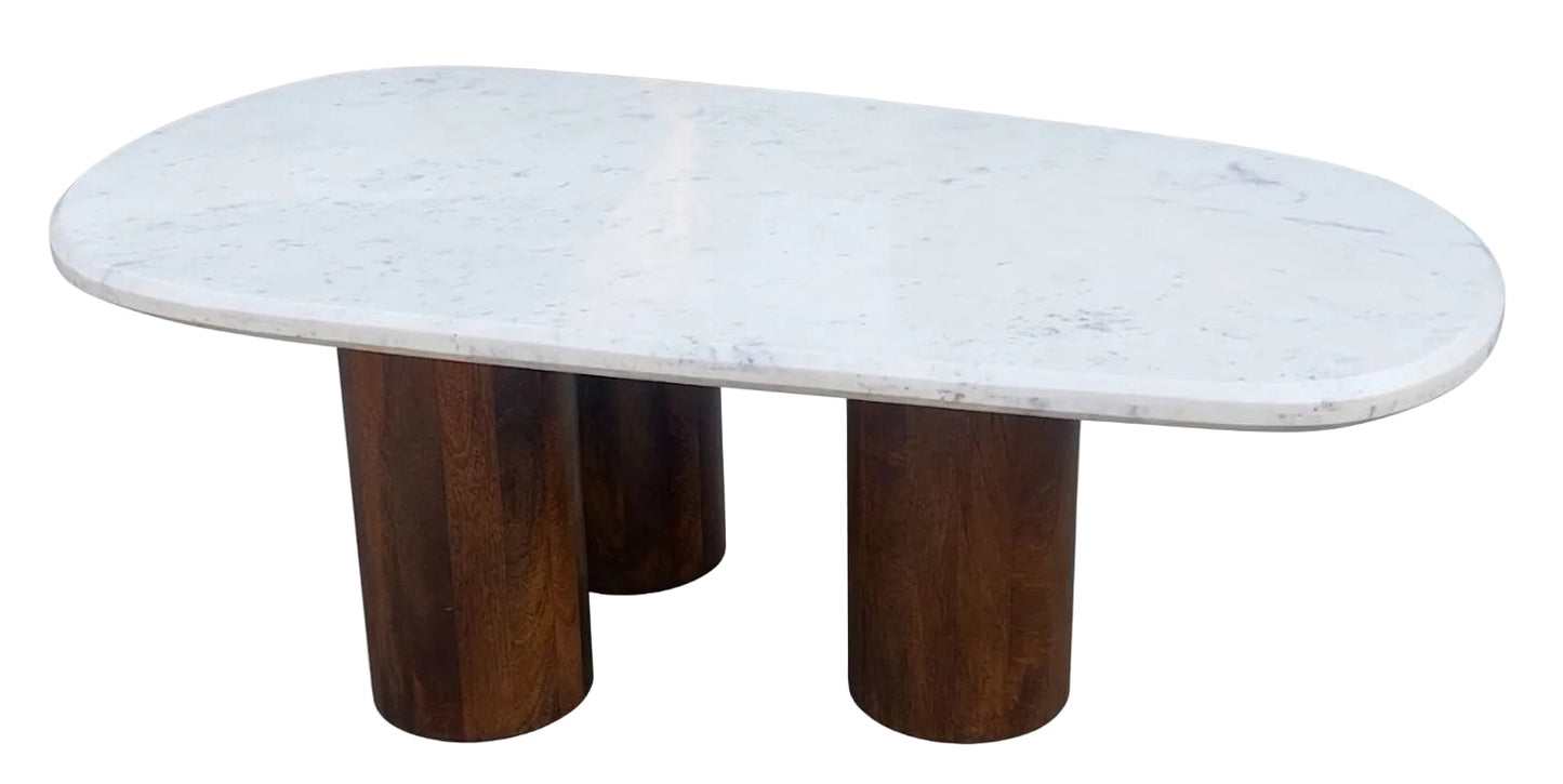 LOOMLAN Fiondra Marble Top Coffee Table
