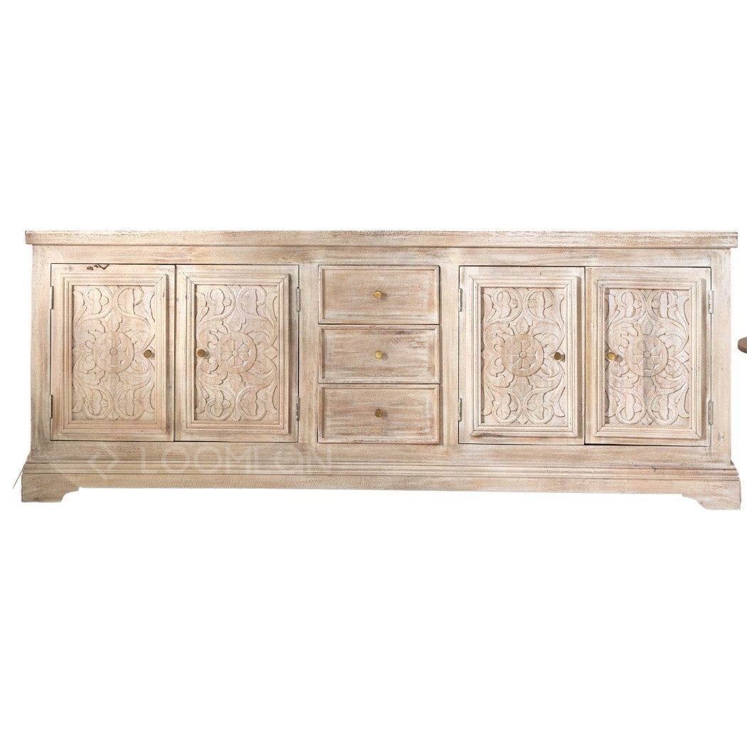 Olyndra Extra Long Wood Credenza