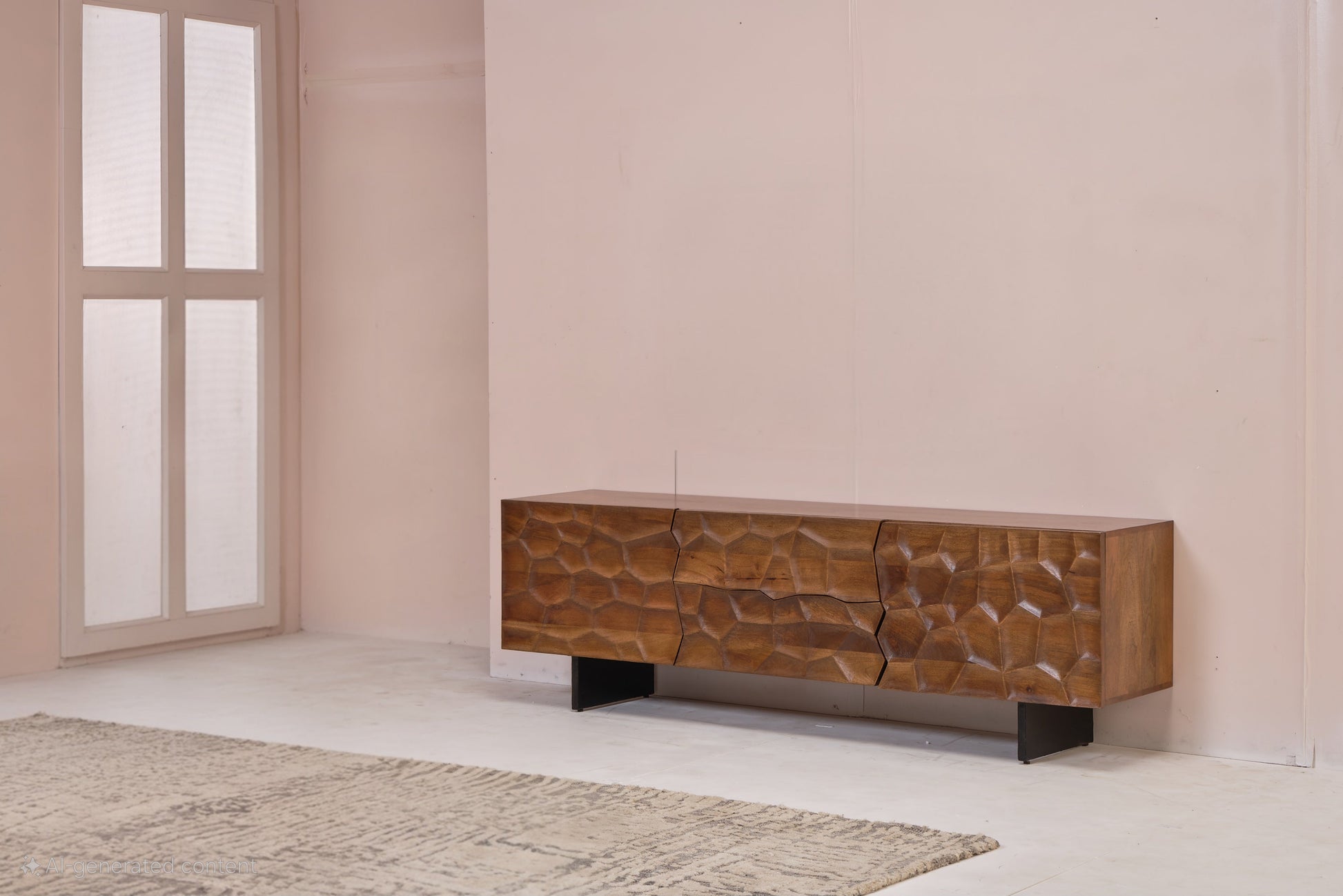 LOOMLAN Drevalen Wooden TV Stand up to 70"