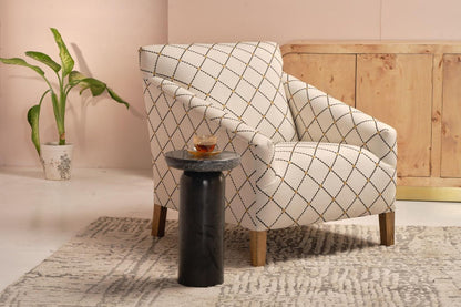LOOMLAN Barrington Marble Round Accent Table