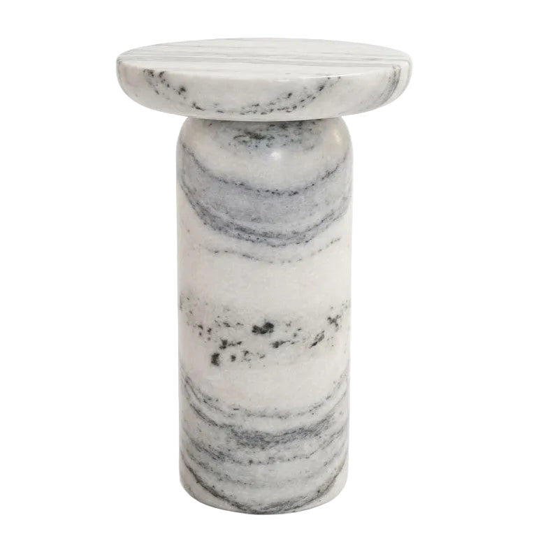 LOOMLAN Barrington Marble Round Accent Table