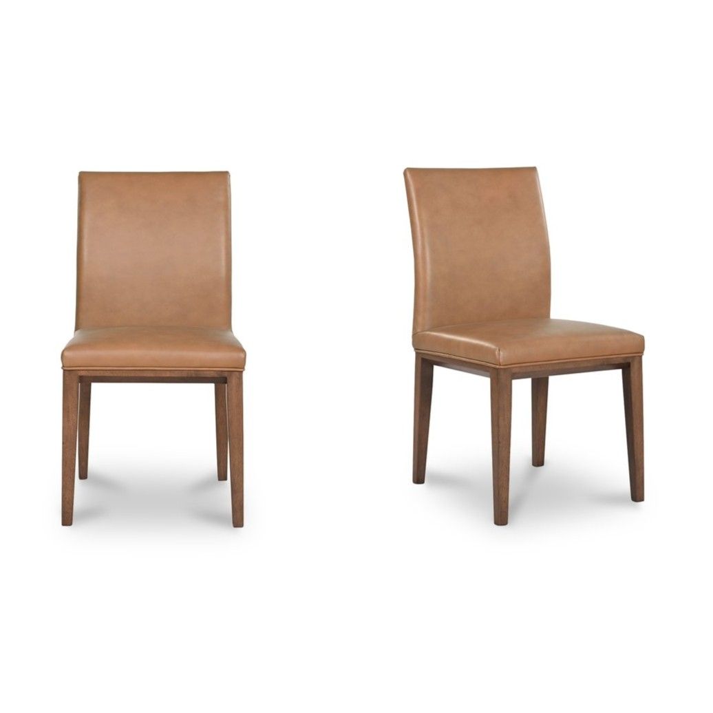 Frankie Top Grain Leather Dining Chair 2PC