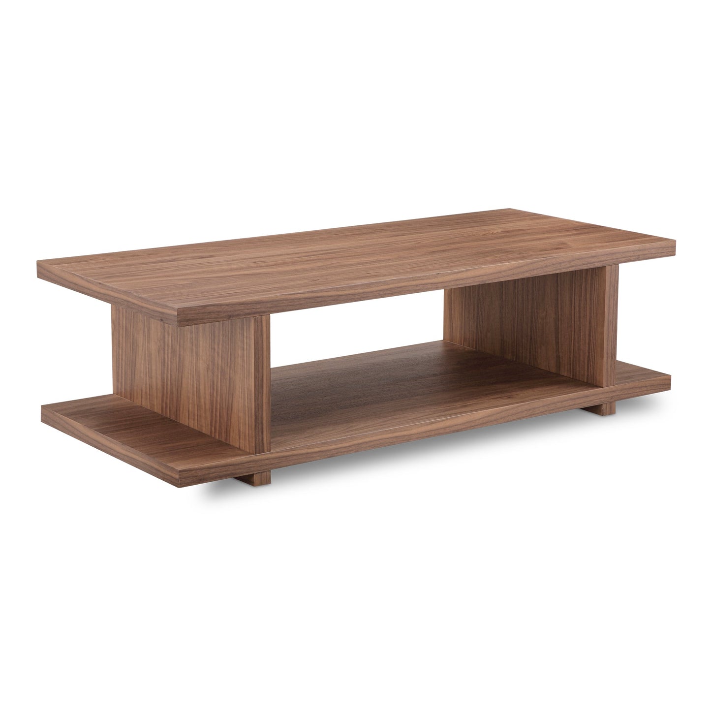 Miri Walnut Veneer Rectangular Coffee Table