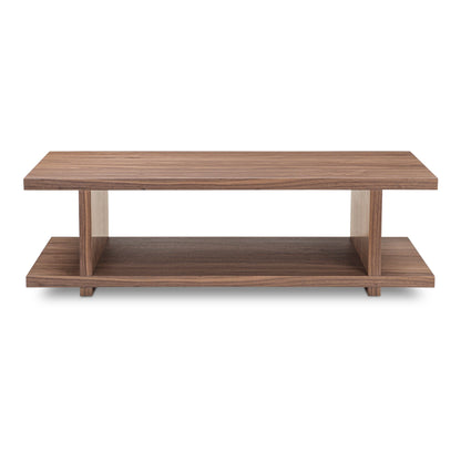 Miri Walnut Veneer Rectangular Coffee Table
