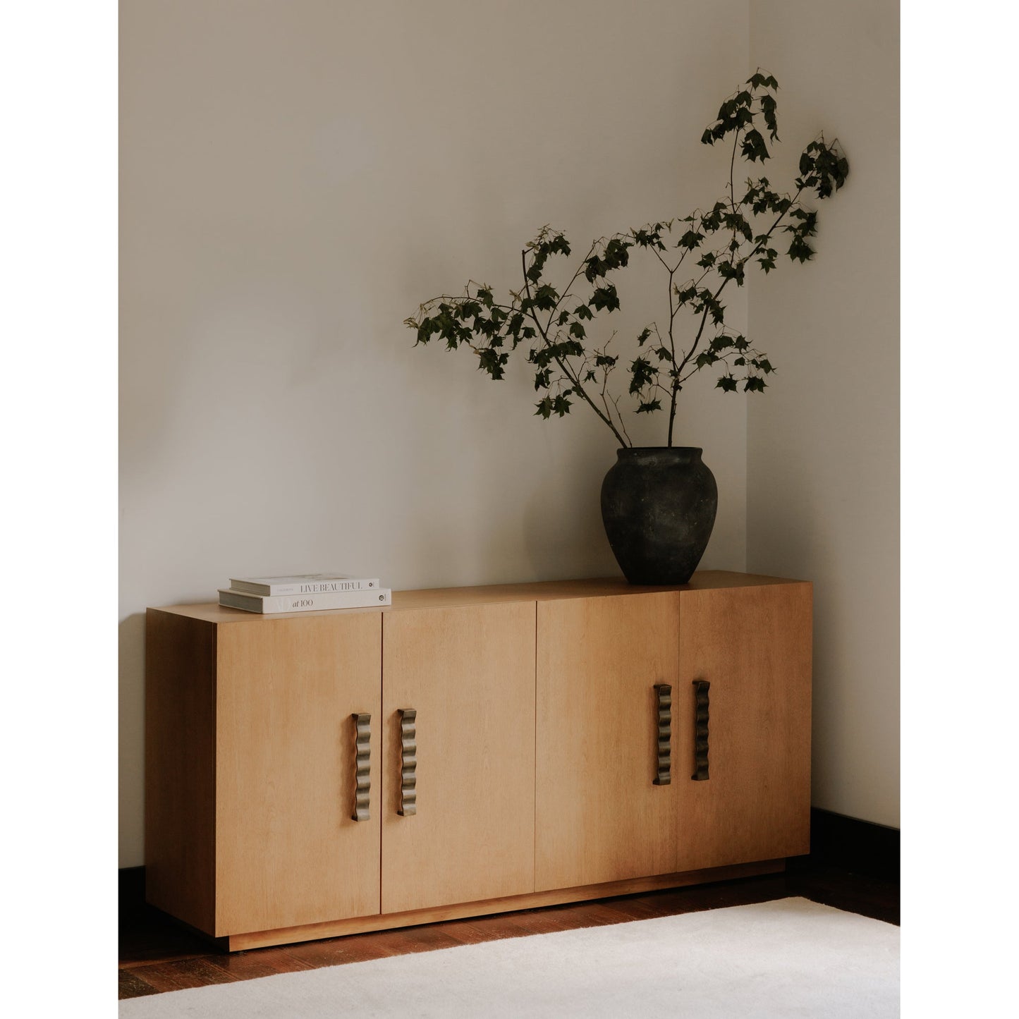 Cara Natural Wood Sideboard