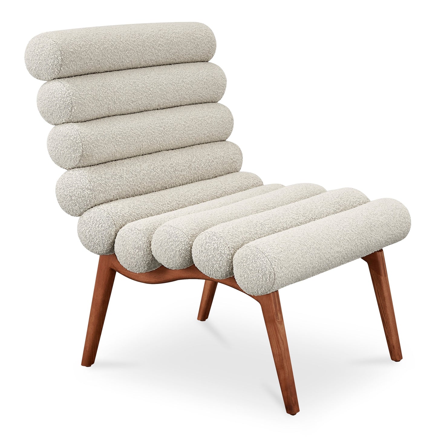 Arlo Polyester Upholstered Armless Accent Chair