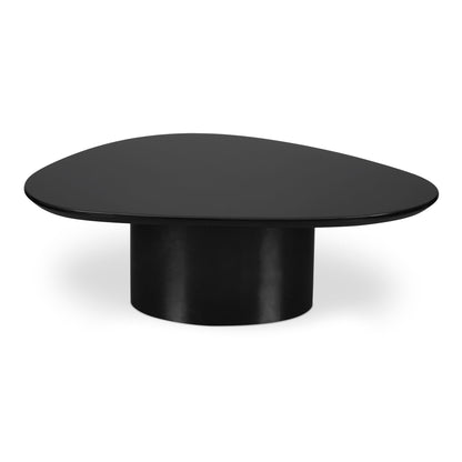 Eden Mdf Black Geometric Coffee Table