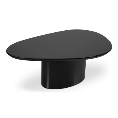 Eden Mdf Black Geometric Coffee Table