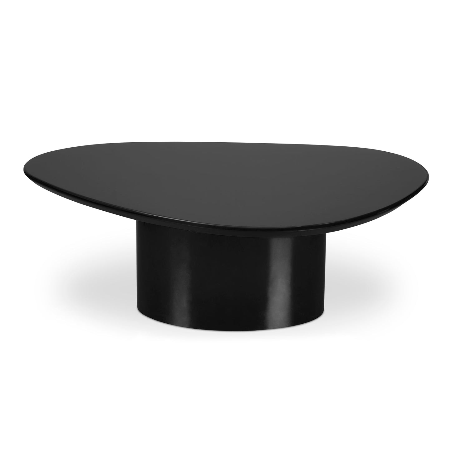 Eden Mdf Black Geometric Coffee Table