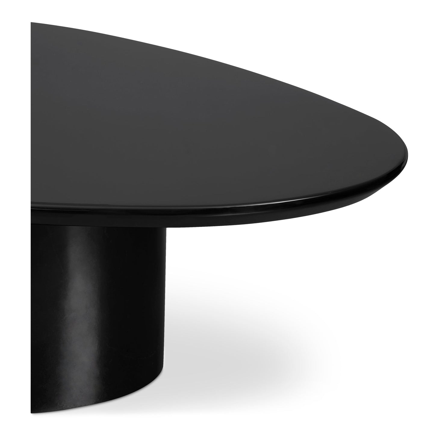 Eden Mdf Black Geometric Coffee Table