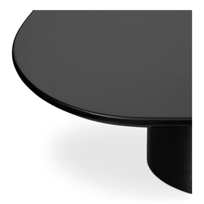 Eden Mdf Black Geometric Coffee Table