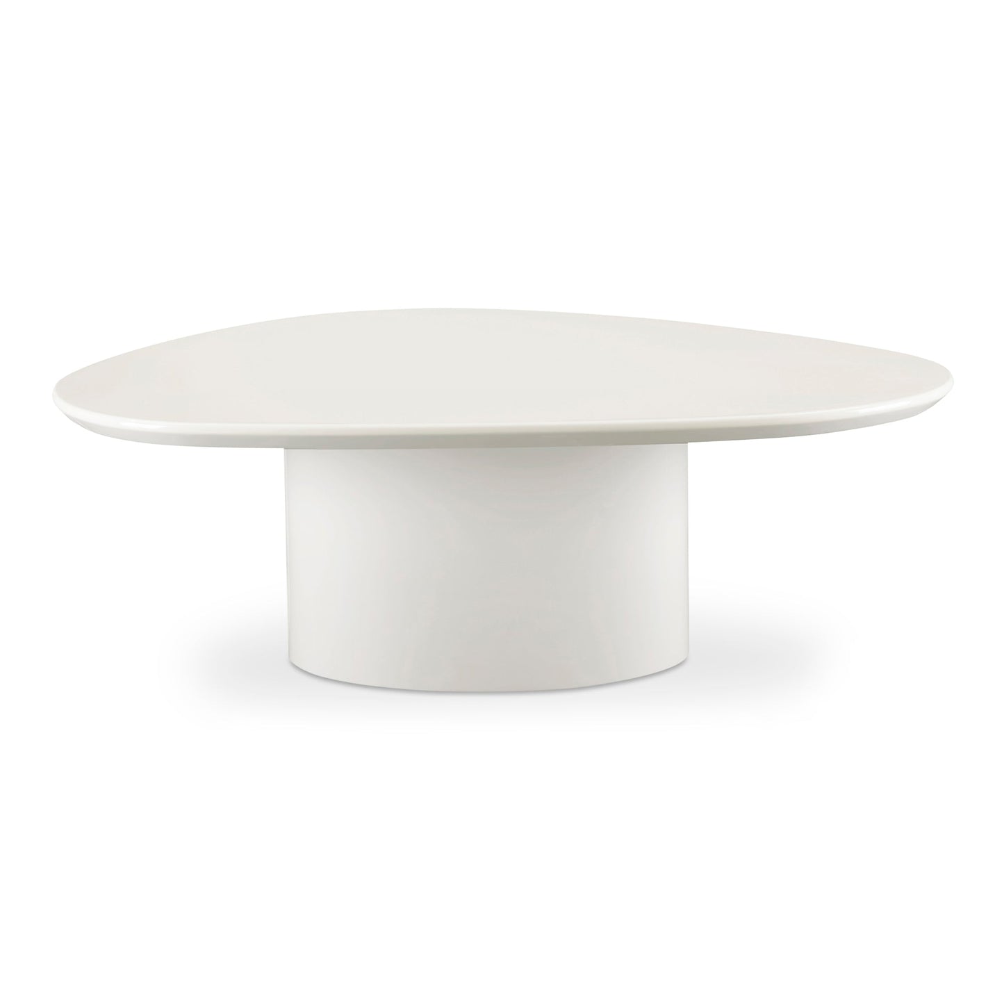 Eden Mdf White Geometric Coffee Table