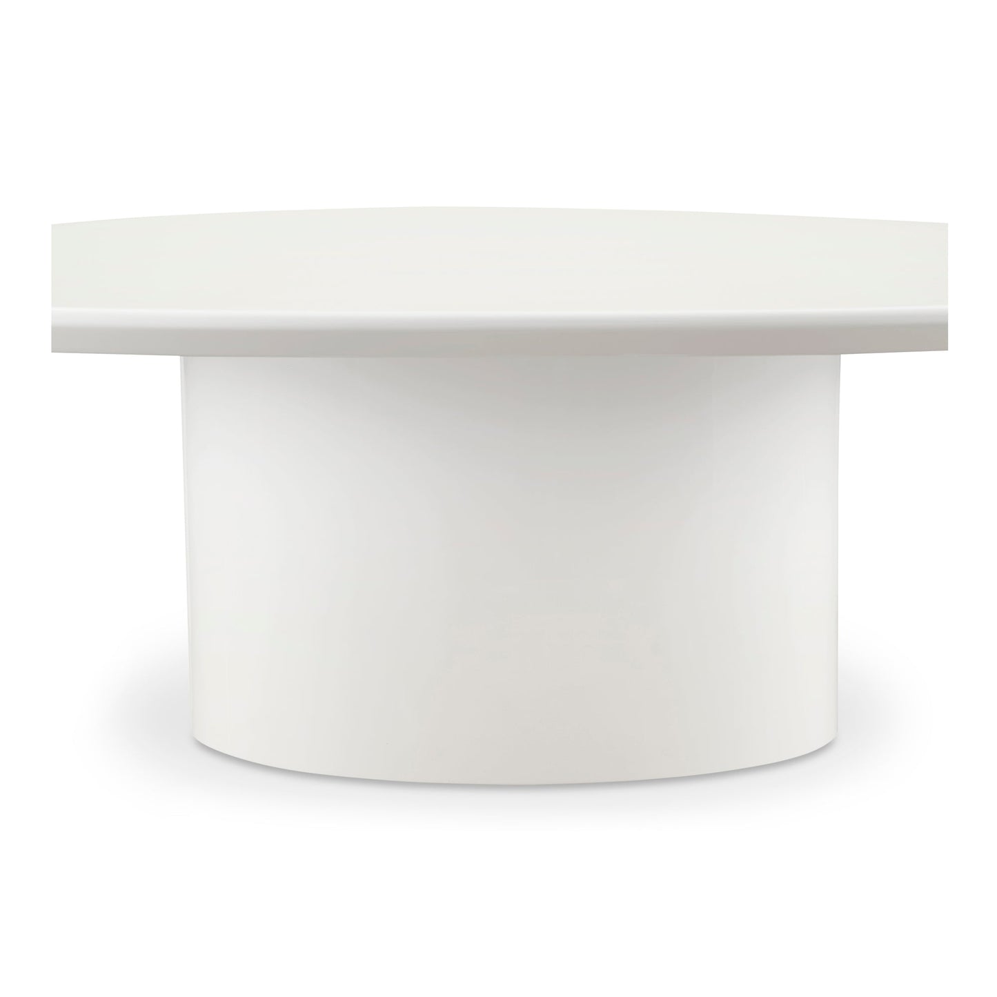 Eden Mdf White Geometric Coffee Table