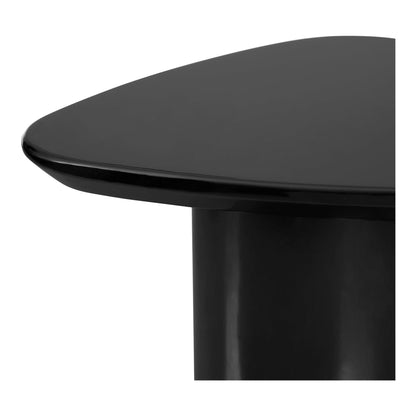 Edem Mdf Black Geometric Accent Table