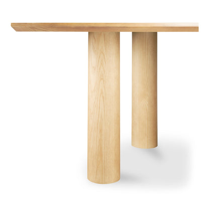 Finley Wood Geometric Dining Table