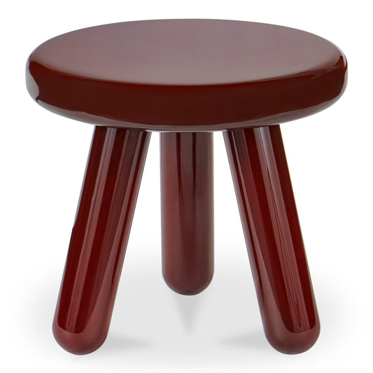 Joy Wood and Metal Round Accent Table