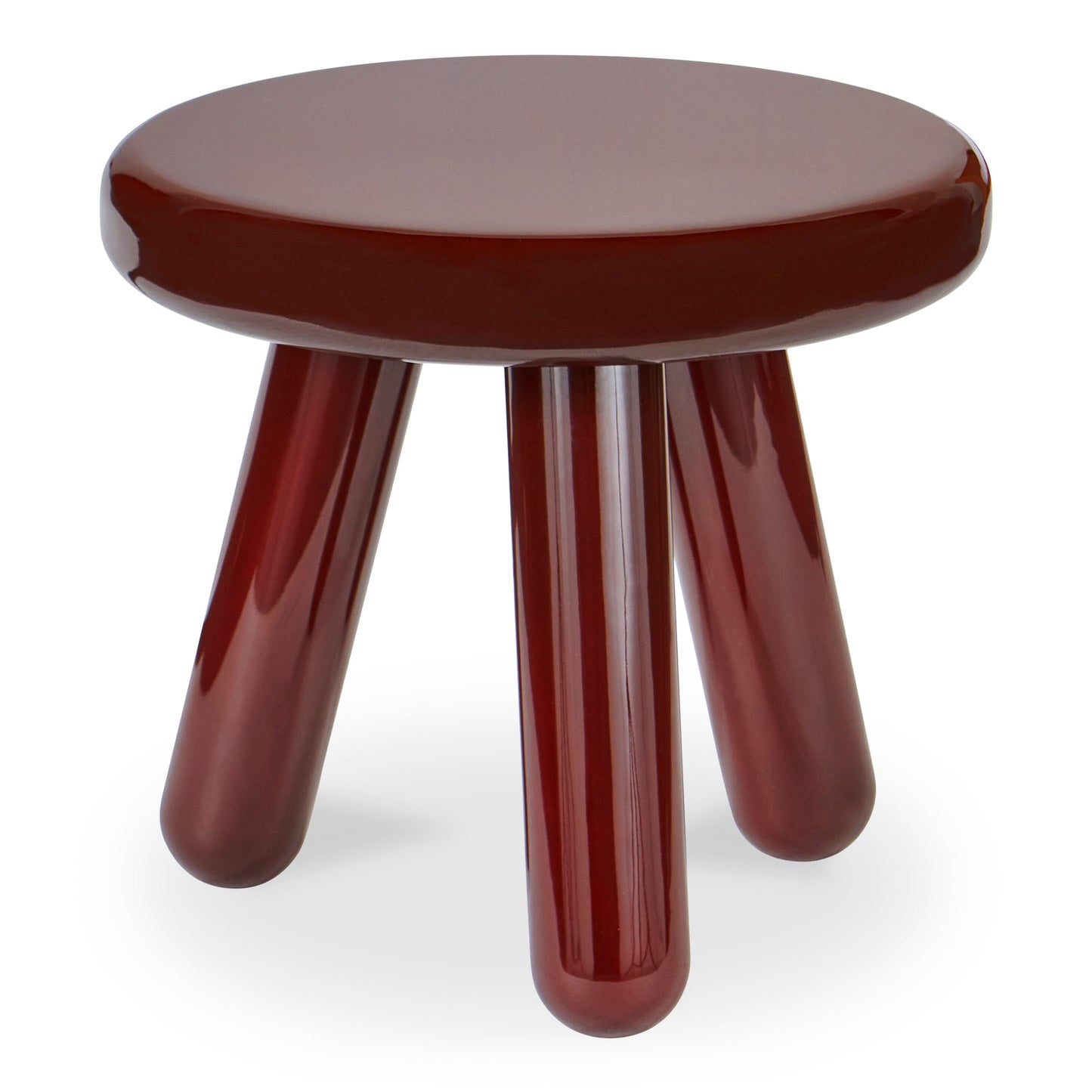 Joy Wood and Metal Round Accent Table