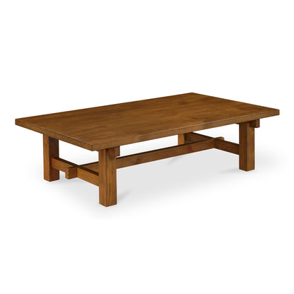 Mikoshi Solid Pine Brown Rectangular Coffee Table