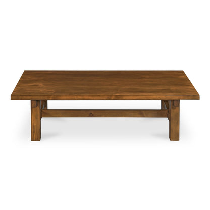 Mikoshi Solid Pine Brown Rectangular Coffee Table