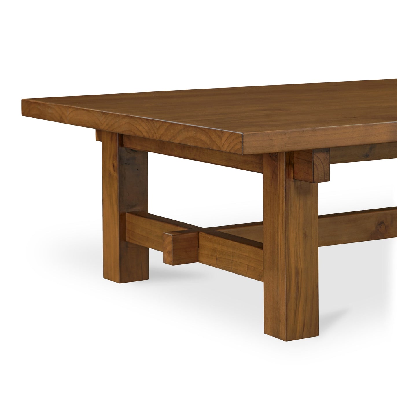 Mikoshi Solid Pine Brown Rectangular Coffee Table