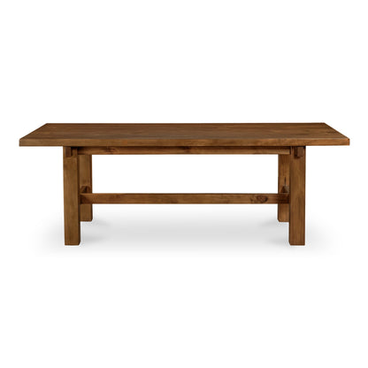 Mikoshi Solid Pine Brown Rectangular Dining Table