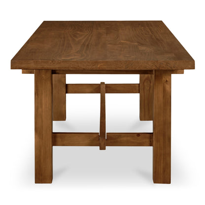 Mikoshi Solid Pine Brown Rectangular Dining Table