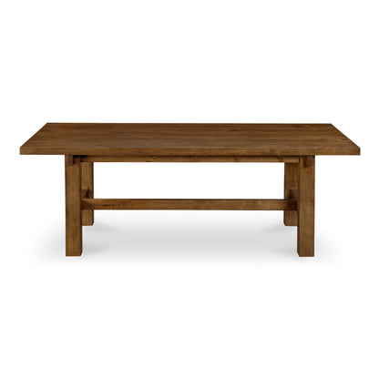 Mikoshi Solid Pine Brown Rectangular Dining Table