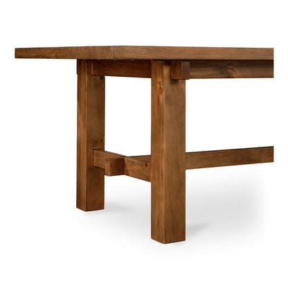 Mikoshi Solid Pine Brown Rectangular Dining Table