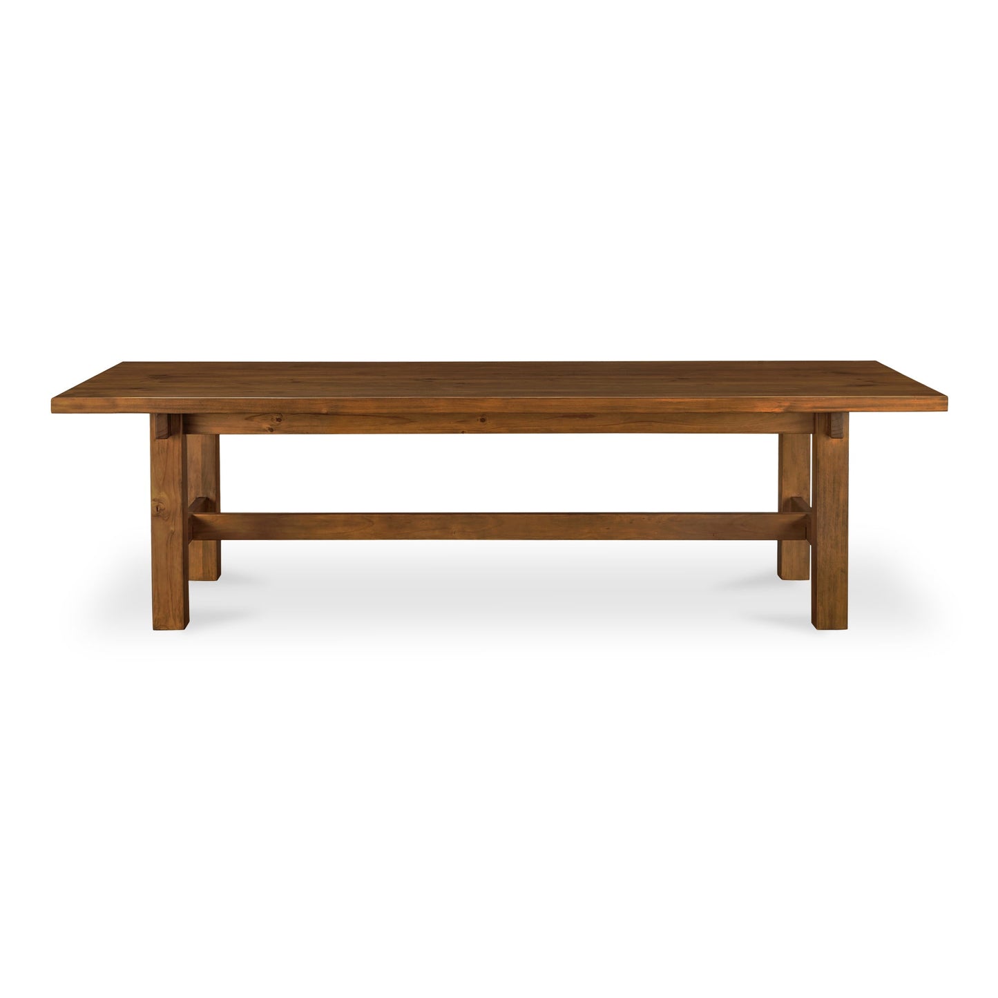 30 in. Mikoshi Solid Pine Brown Rectangular Dining Table