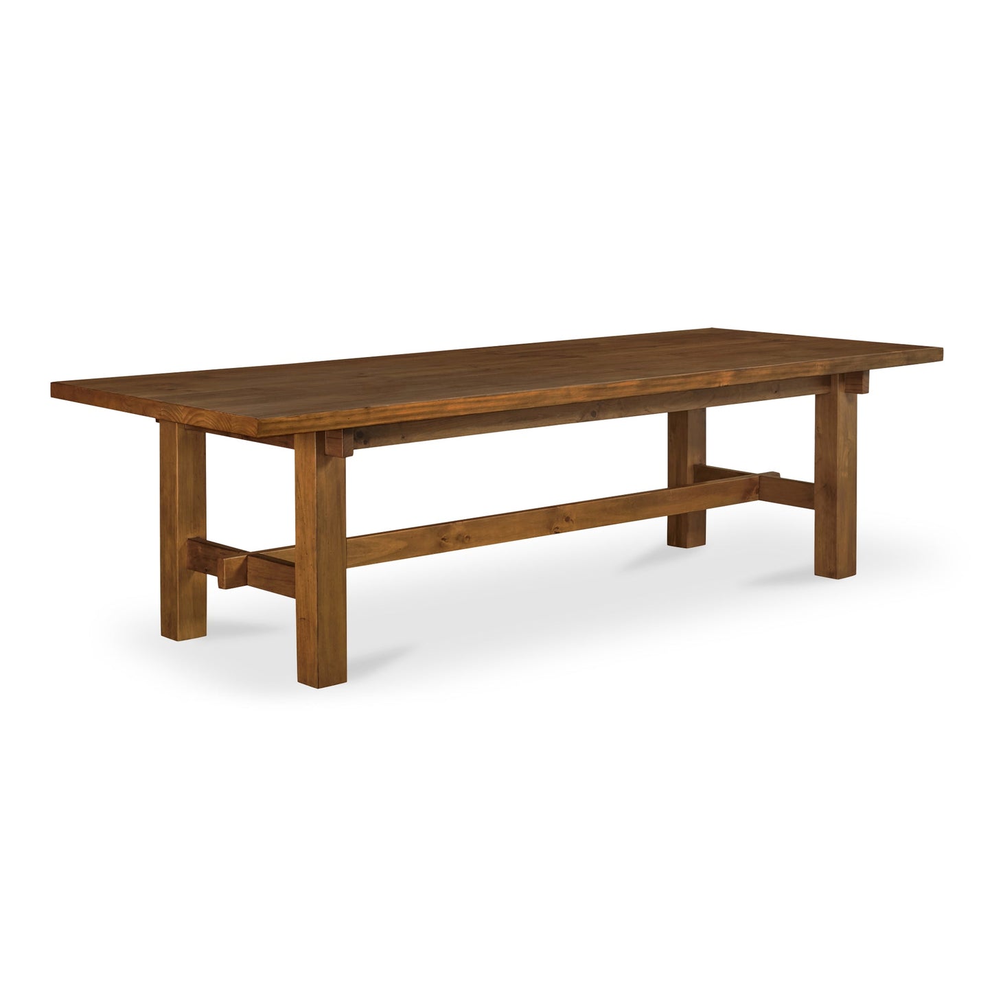 30 in. Mikoshi Solid Pine Brown Rectangular Dining Table