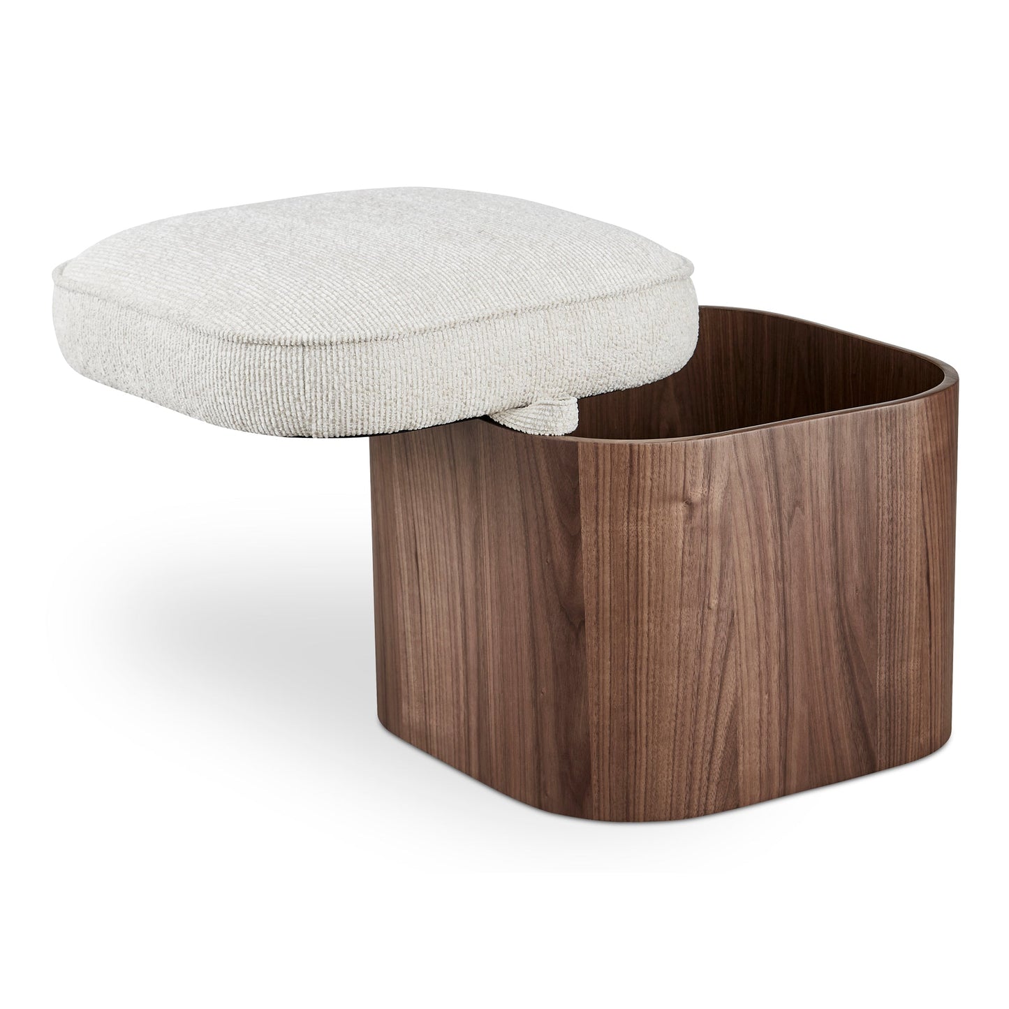 Sonny Wood Lift-Top Storage Stool