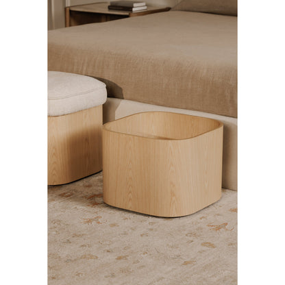 Sonny Wood Lift-Top Storage Stool