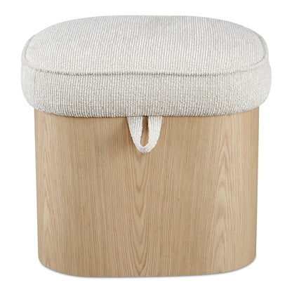 Sonny Wood Lift-Top Storage Stool