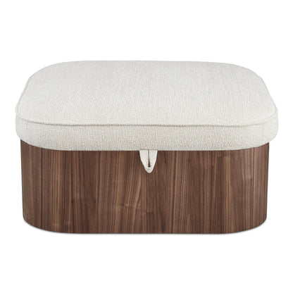 Sonny Plush Seat With Hidden Storage Ottoman