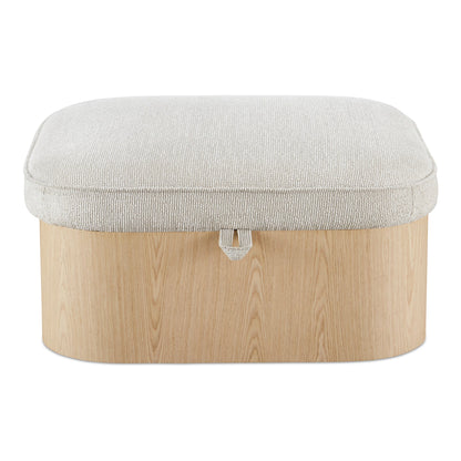 Sonny Plush Seat With Hidden Storage Ottoman