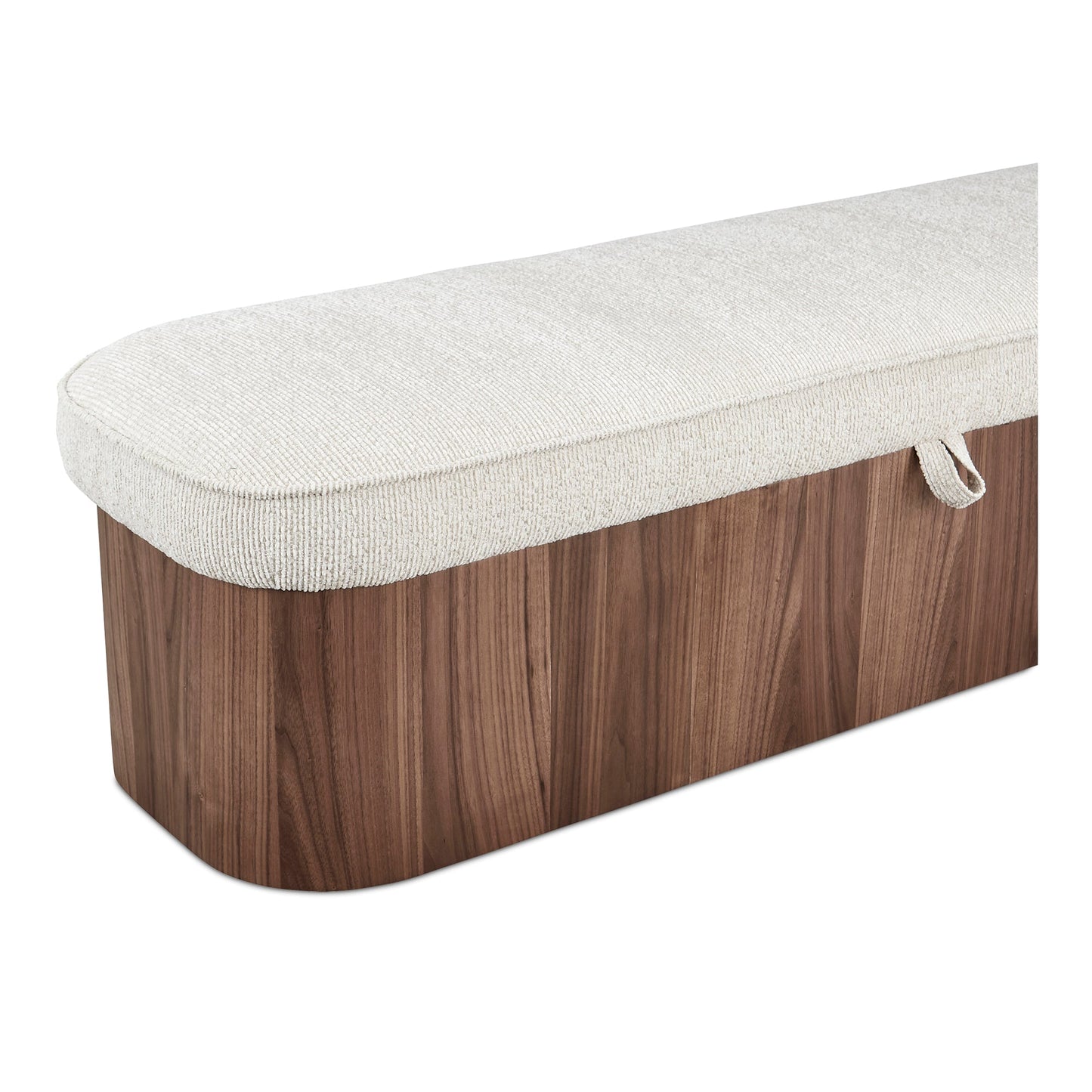Sonny Flecked Oatmeal Fabric Bedroom Bench