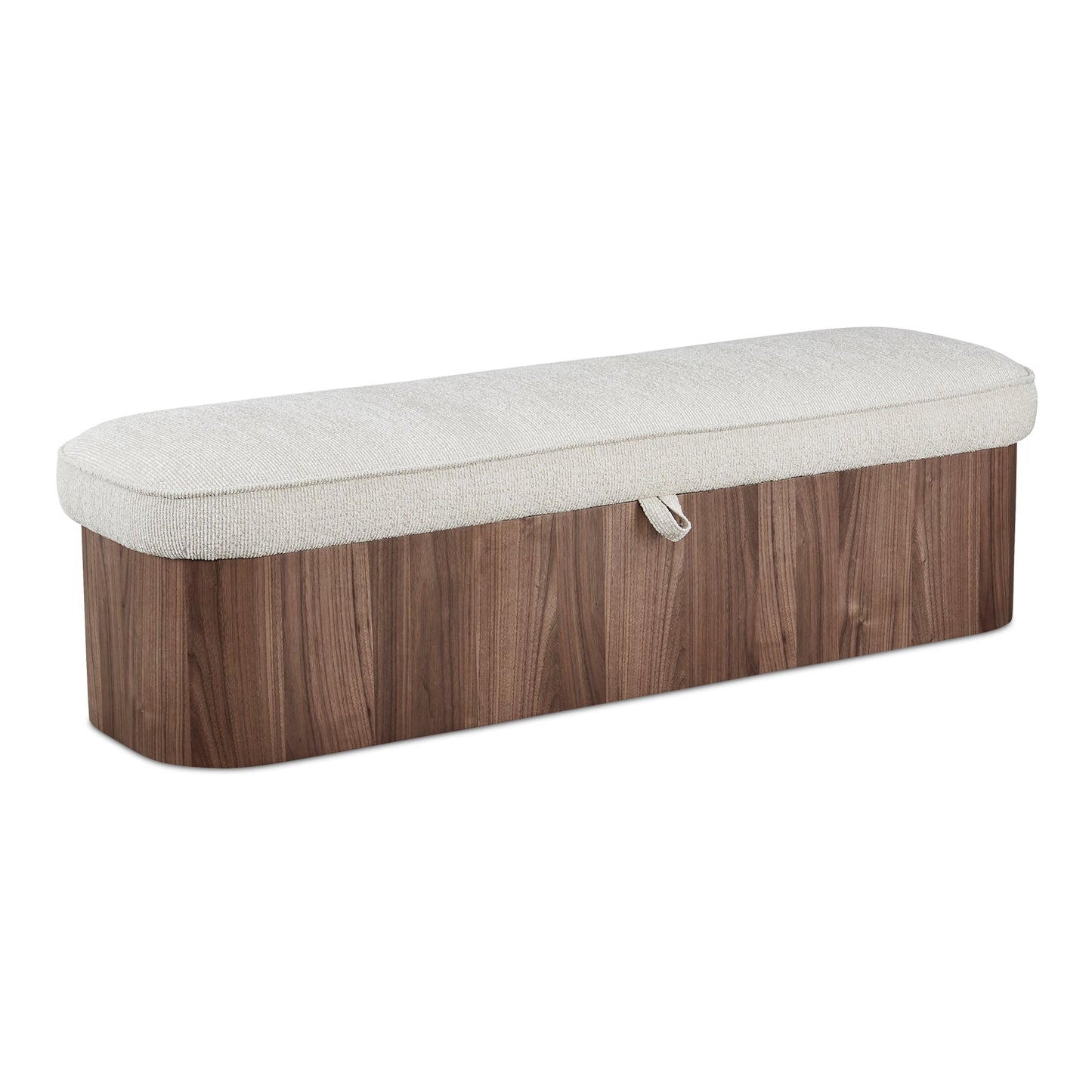 Sonny Flecked Oatmeal Fabric Bedroom Bench
