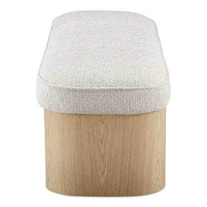 Sonny Flecked Oatmeal Fabric Bedroom Bench