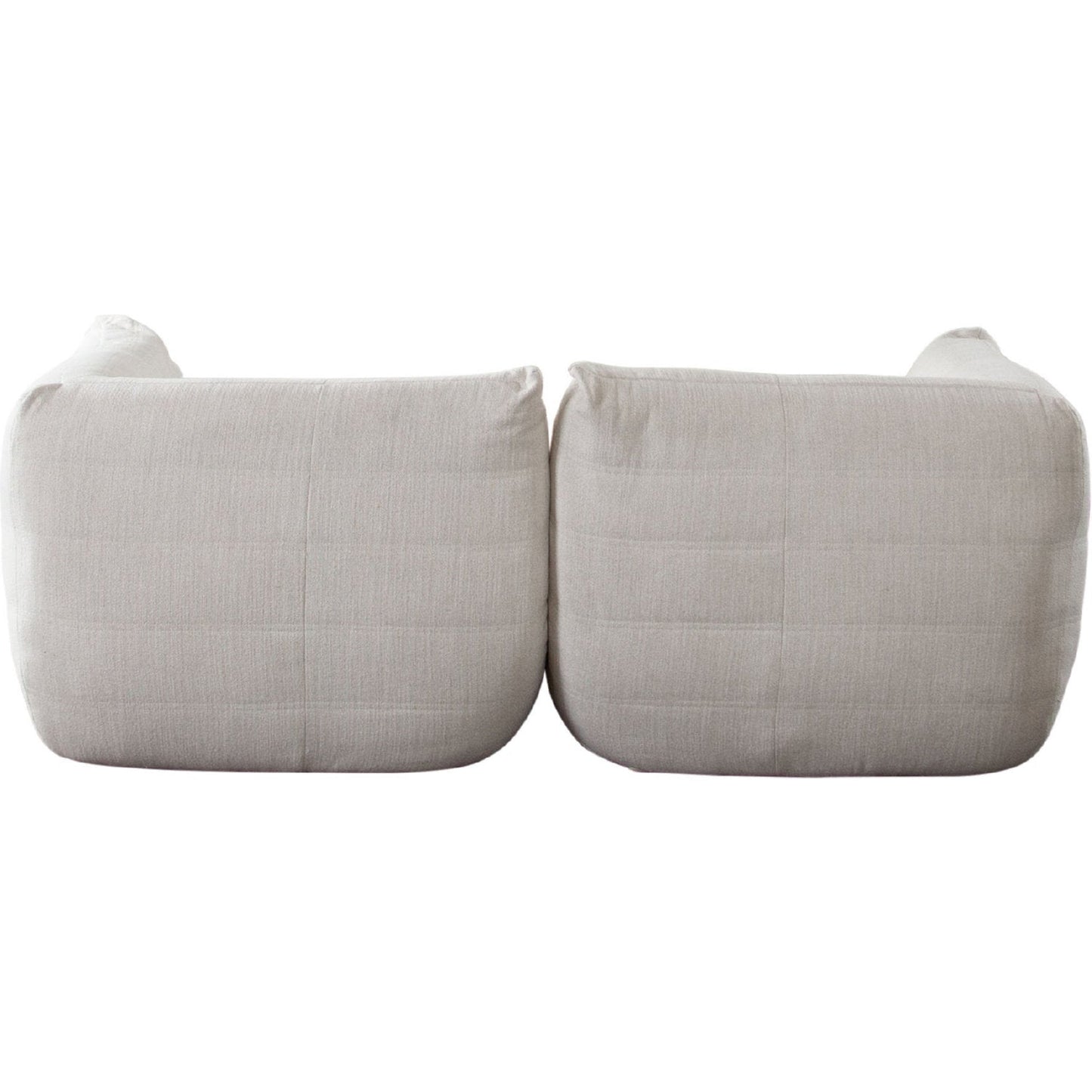 Ezra 2PC Modular Sofa in Cream Fabric