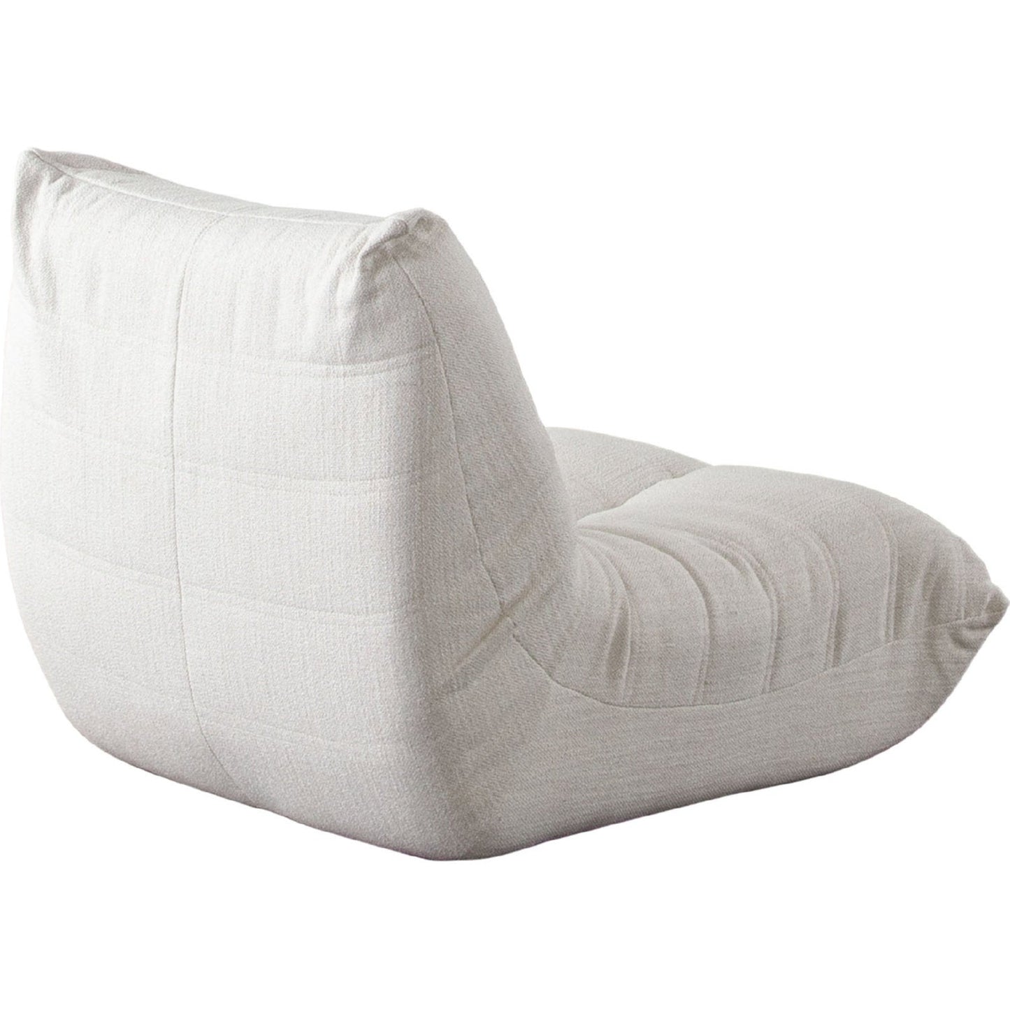 Ezra Armless Chair in Cream Fabric